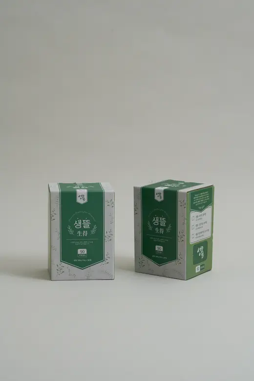 건기식 RRP 박스 RRP 진열박스 제작 사례