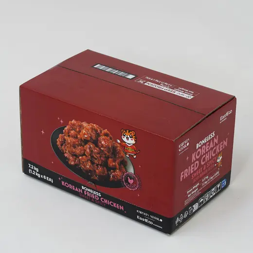 냉동 치킨 포장용 RRP박스 RRP 진열박스 제작 사례